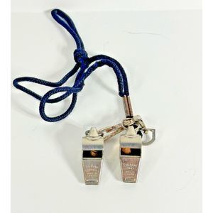 Lot of Vintage ACME Thunder Whistles made in England with Cork and Metal